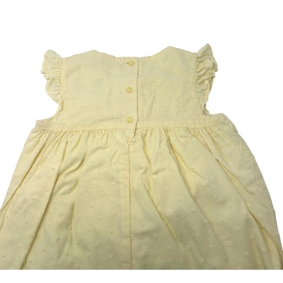 Baby Girls - Vintage Romper with Ruffled Sleeves & Layered Top - 6-12 Month - Picture 4 of 7